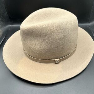 Rag and Bome Wool Sand Colored Fedora